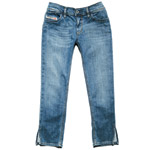 Cropped jeans, Diesel.