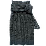 Metallic cotton high-waisted skirt, Sportmax.