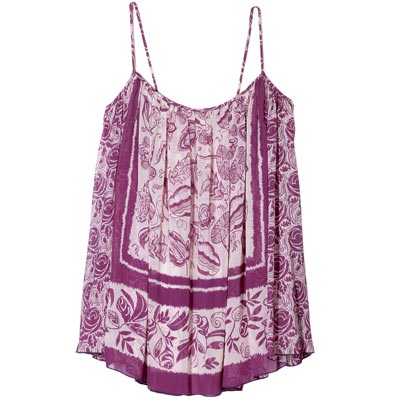 Scarf print top, Anna Sui .