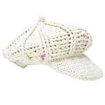 Cotton crocheted cap, American Eagle Outfitters.