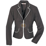 Beaded linen jacket, Kohl's.