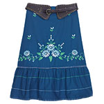 Cotton poplin skirt, Roxy.