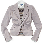 Wool-silk jacket, Akiko Ogawa.