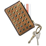 Studded leather coin purse, Be & D.