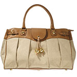 Canvas bag with leather, Felix Rey.