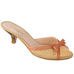 Cotton shoes with leather trim, Isaac Mizrahi for Target.
