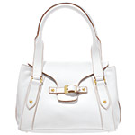 Leather bag, Max Mara.