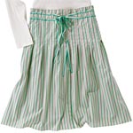 Striped cotton skirt, Old Navy.