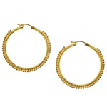 14kt-gold-filled earrings with beads, Viv & Ingrid.
