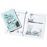 Femme stationery folder ($38 for 20 sheets and envelopes) and plain-paper journal ($24), Plumier de Femme.