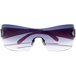 Plastic-and-metal sunglasses, Bulgari.