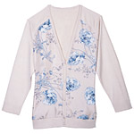Silk-and-cotton cardigan, Ann Taylor.
