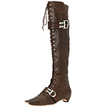 Leather lace-up boots, Christian Dior.