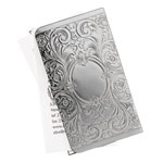 Silver nickel card case, Jacqueline Jarrot.