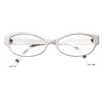 Glasses, Judith Leiber.