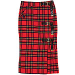 Wool buckle skirt, L.A.M.B. by Gwen Stefani.