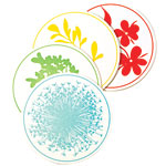 Cardboard coasters, Sesame Letterpress.