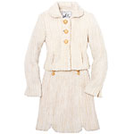 Wool jacket ($450) and skirt ($346), Milly.