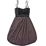 Silk dress with velvet top, Sportmax.