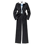 Wool-and-polyester blazer ($345) and trousers ($215), Ted Baker London.