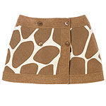 Printed wool miniskirt, Valentino Red.