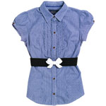 Striped cotton shirt, American Eagle Outfitters.