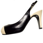 Lambskin slingbacks, Chanel.