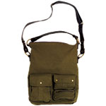 Convertible hobo bag of cotton canvas, Payless.