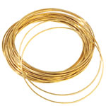 16kt-gold-plated bangles, Banana Republic.