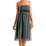 Lurex lace dress, Vera Wang Dresses.