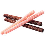 12" hand-rolled natural beeswax glitter candles (in 30 colors), Gold Rush.