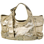 Slashed metallic calf Keeya bag, Jimmy Choo.