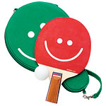 Ping-Pong paddle with canvas bag, Fred Flare.