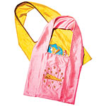 Hand-embroidered silk totes, 24" x 14" (in six other colors), Indigo Seas.