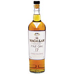 Macallan Fine Oak Single Malt 17-year-old whiskey, Macallan.