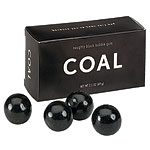 Blackberry-flavored Coal bubblegum, Zolo.