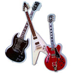 Guitars of the Gods Magnet Set, Blue Q.