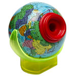 Globe pencil sharpener, International Arrivals.
