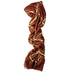 Silk-wool wrap, Ananda by Erika Falconeri.