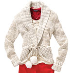 Wool-Lurex sweater, Juicy Couture.