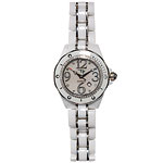 Diamond bezel with ceramic strap watch, LP Italy.