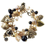 10kt gold-plated and beads bracelet, Patch NYC.