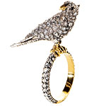 2.31 total carat weight (tcw) diamond bird ring, Munnu.