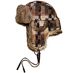 Trapper cap of wool and rabbit fur, Hat Attack.