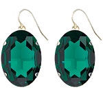 Crystal-drop earrings, Stacey Lapidus.