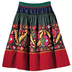 Wool blend skirt, Tocca.