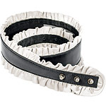 Leather belt with Ruffles, Elegantly Waisted.