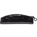 Slim Crinkle Patent makeup bag, MAC.