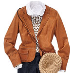 Leather jacket, Andrew Marc.