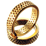 18kt-gold rings, Waris Ahluwalia.